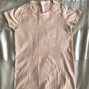 Lululemon Pink Running shirt